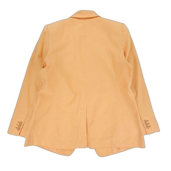 NWT Ann Taylor Cotton Linen Modern Blazer Jacket Tailored Minimal Old Money 12 - Picture 7 of 10